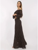 Kalhoty MI SP 88501.81 tmavě hnědé