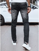Pánské černé džínové kalhoty FashionStreet UX4223