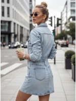 Džínové mini šaty JENSAGA modré FashionStreet EY2592