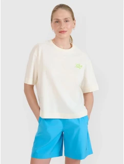 Dámské tričko s potiskem 4F 4FWSS25TTSHF1967-11S