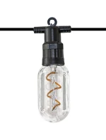 PARTY LIGHT VENKOVNÍ GIRLANDA 12LED SPIRÁLOVÉ ŽÁROVKY 6,3M 230V