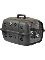 PŘEPRAVKA NA ZVÍŘATA O ROZMĚRECH 48X32X30 CM - ČERNÁ