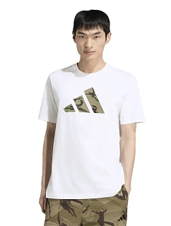 Tričko adidas s grafickým motivem Camo Three Bar Logo KT1687