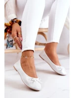Dámské Baleríny Klasické Bílé Fimme