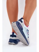 Dámské Sportovní Boty Na Platformě Big Star RR274A225 HI-POLY SYSTEM Modré