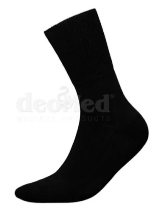 Unisex ponožky zdravotní Medic Deo Silver Černá - DeoMed