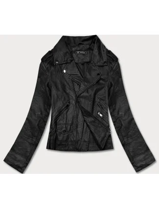 Černá dámská bunda ramoneska (BN-20025-1) Černá dámská bunda ramoneska (BN-20025-1)