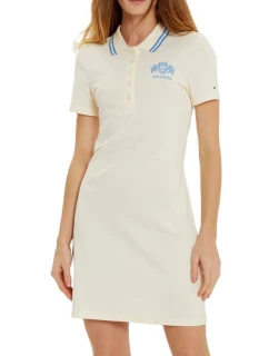 TOMMY HILFIGER POLO ŠATY VARSITY