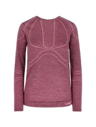 Dámské spodní prádlo VIKING Lana Pro Longsleeve Merino velikost S růžová