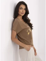 Tričko CLM TS 1729.86 světle hnědé