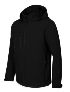 Pánská softshellová bunda Trail (černá)