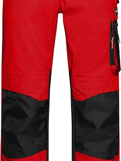 Daiber JN 832 (42-60) Pracovní kalhoty - Strong 02.832M red/black