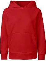 Neutral O 13101 Dětská mikina s kapucí z bio bavlny 77.1301 red Neutral O 13101 Dětská mikina s kapucí z bio bavlny 77.1301 red