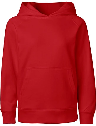 Neutral O 13101 Dětská mikina s kapucí z bio bavlny 77.1301 red Neutral O 13101 Dětská mikina s kapucí z bio bavlny 77.1301 red