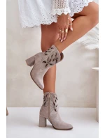 Boty na podpatku  model 201757 Step in style