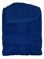 The One Towelling Bathrobe hooded Župan s kapucí 48.1021 navy The One Towelling Bathrobe hooded Župan s kapucí 48.1021 navy
