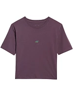 Dámské tričko 4F F2971 tmavě fialové 4FWAW25TTSHF2971 50S