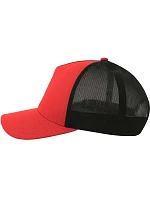 Atlantis Headwear Dempo 5 panelová Trucker kšiltovka 33.0302 red/black