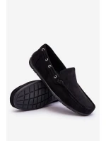 Mužské semišové návleky černé Rayan Mužské semišové návleky černé Rayan