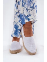 Dámské Espadrilky S Pletením Vinceza 13624 Bílé
