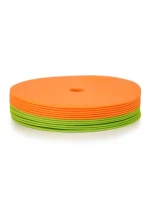 Ploché terénní značky - kulaté 15 cm - 6x zelené 6x oranžové SMJ sport ZPO-OG