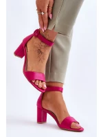Dámské Sandály Na Podpatku Fuchsie Lexi Dámské Sandály Na Podpatku Fuchsie Lexi