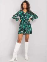 Šaty DHJ SK 12220 1.10P tmavě zelená