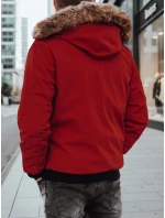 FashionStreet pánská bordó zimní bunda TX4309