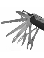 Kapesní nůž AZYMUT Tatron - 25 nástrojů + pouzdro, 90 mm, černý ( HK20017BL ) Kapesní nůž AZYMUT Tatron - 25 nástrojů + pouzdro, 90 mm, černý ( HK20017BL )