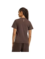 Dámské tričko adidas Animal Graphic, hnědé, KT2676 Dámské tričko adidas Animal Graphic, hnědé, KT2676