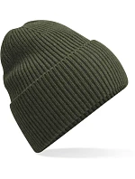 Beechfield B 384R Dlouhá pletená čepice s manžetou 53.384R olive green Beechfield B 384R Dlouhá pletená čepice s manžetou 53.384R olive green
