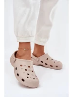 Dámské pěnové pantofle LEMIGO – béžové