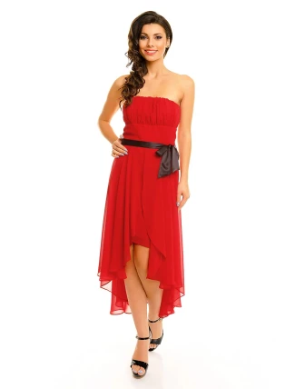 Společenské šaty korzetové HS-347 červené - MAYAADI Společenské šaty korzetové HS-347 červené - MAYAADI