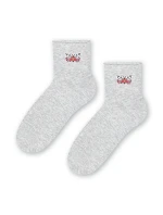 Vzorované netlačící ponožky Steven art.099 35-40