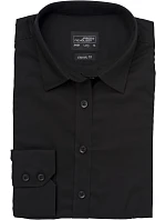 Daiber JN 681 Mikro keprová halenka s dlouhým rukávem 02.0681 black