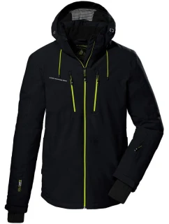 Pánská lyžařská bunda Killtec KSW 44 zateplená zimní sportovní bunda s kapucí černá (38698/200)