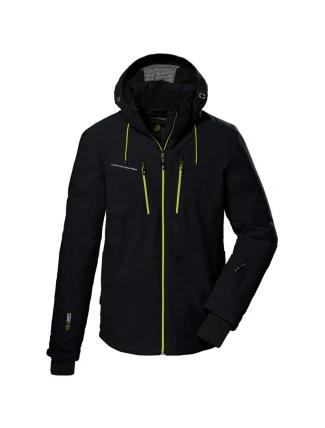 Pánská lyžařská bunda Killtec KSW 44 zateplená zimní sportovní bunda s kapucí černá (38698/200)