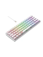 Herní klávesnice Havit KB903L (transparentní bílá)