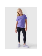 Dívčí pletené legíny 4F Junior 4FJWAW24TTIGF170-20S