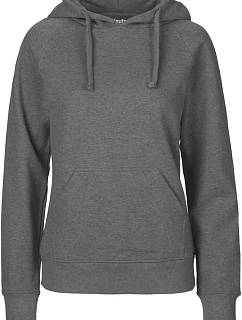 Neutral O 83101 Dámská mikina s kapucí z bio bavlny 77.8311 dark heather