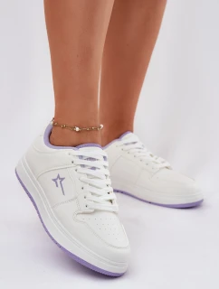 Dámské Tenisky Big Star RR274A245 HI-POLY SYSTEM Bílá-Fialová