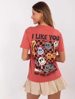 Tričko D12022AC02645E coral