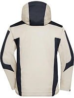 Daiber JN 824 Pracovní zimní softshellová bunda - Strong 02.0824 stone/black