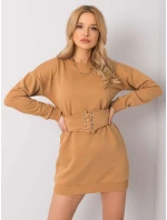 Šaty RV SK 6179.09 velbloud Šaty RV SK 6179.09 velbloud