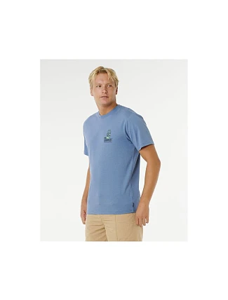 Pánské tričko RIP CURL Vaporcool Search Stack Tee, modré Pánské tričko RIP CURL Vaporcool Search Stack Tee, modré