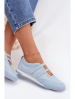 Sportovní dámské baleríny s pásky Modré Farvessa