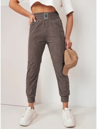 Dámské manšestrové kalhoty LORIST šedé FashionStreet UY2056