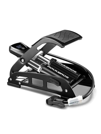 Nožní pumpa Rockbros 42430001001 s displejem - černá