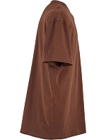Build your Brand BY 102 Oversize tričko z těžké bavlny 56.0102 chocolate brown