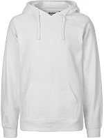 Neutral O 63101 Pánská mikina s kapucí z bio bavlny 77.6311 white